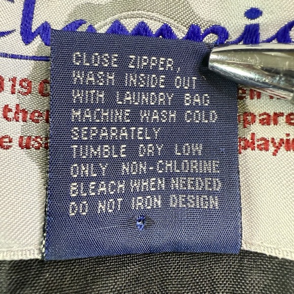 Vintage Champion Manchester Indians Pullover Windbreaker Jacket Men's L Red 90s - Picture 9 of 12